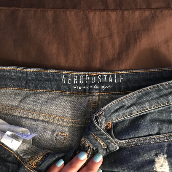 Cuffed jean shorts - Picture 2 of 4